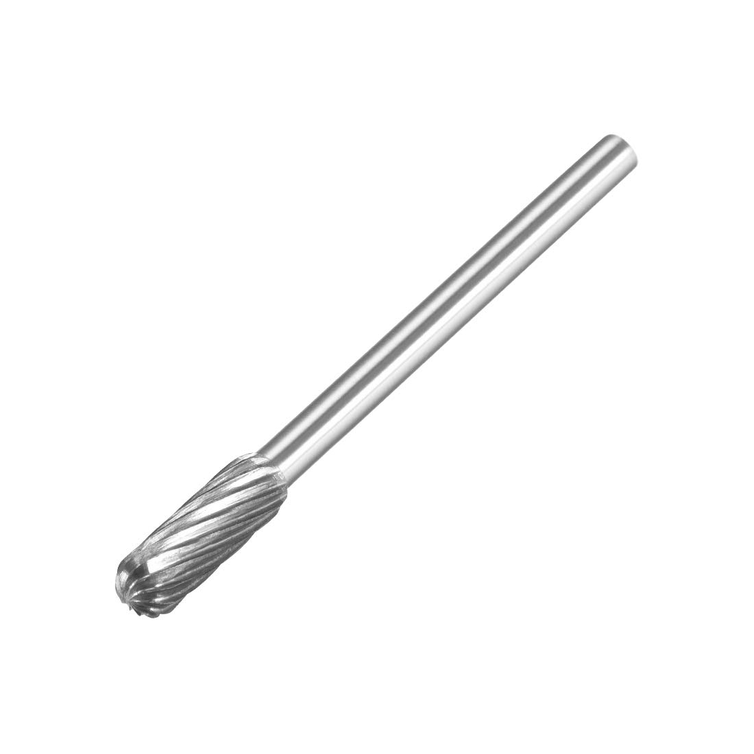 uxcell Carbide Burrs Single Cut Rotary Burrs File Radius Cylinder Shape