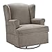 Baby Relax Swivel Glider, Dark Taupe