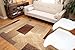 Generations Contemporary Brown & Beige Modern Squares Area Rug