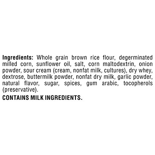 Quaker Rice Crisps, Sour Cream & Onion, 3.03 oz Bag (Packaging May Vary