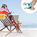 Lazy Daze and Sunny Days, Beach Chair Towel Clips, Parrot, Set of 2