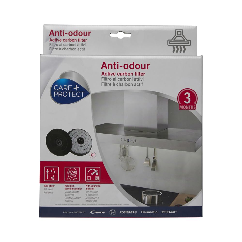 Care+Protect 35602045 universal Type 108 anti-odour carbon filter with indicator