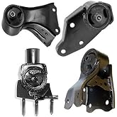 Set of Engine &amp; Transmission Motor Mount 4 Pc Kit Replacement Parts for Nissan Quest 3.0L 1993-1998