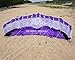 Besra Huge 102inch Dual Line Parachute Stunt Kite with Flying Tools 2.6m Power Parafoil Kites Outdoor Fun Sports for Beach & Park (102inch Purple)