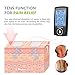 Rechargeable TENS Unit 24 Mode Muscle Stimulator for Pain Relief, Dual Channel in Mode & Intensity, Electronic Pulse Massager with Dust-Proof Drawstring Storage Bag & Fastening Ties