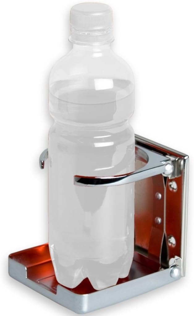 MARINEO Reling Getränkehalter Edelstahl - Dosenhalter Für Boot, Garten & Camping 26,5cm