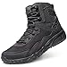 CQR CQ-BZ101-CAR_Men 12 2E(M) Men's Side-Zip Combat Military Tactical Mid-Ankle Boots EDC OutdoorAssault BZ101