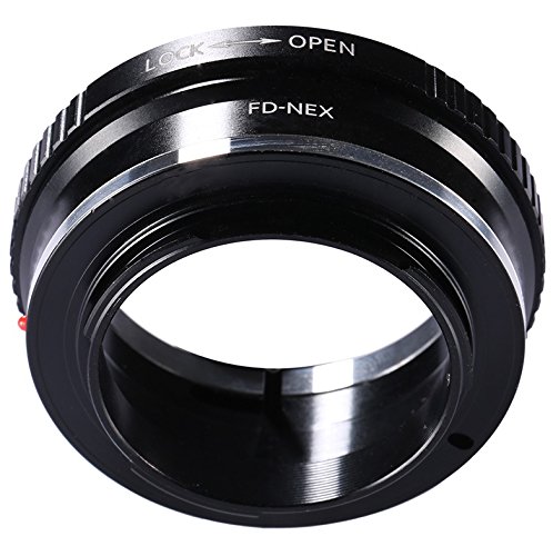 Adapter To Convert Canon FD Mount Lens To Sony E-Mount For Alpha a7, a7S, a7IIK, a7II, a7R II, a6500, a6300, a6000, a5000, a5100, a3000 Mirrorless Digital Camera