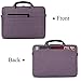 Brinch 15-15.6 Inch Multi-Functional Suit Fabric Portable Laptop Sleeve Case Messenger Bag Briefcase for Laptop, Tablet, MacBook, Notebook - Dark Purple