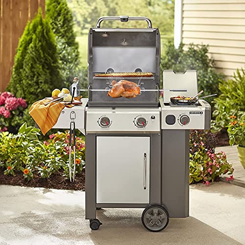 onlyfire Stainless Steel Grill Rotisserie Kit for er Genesis II and