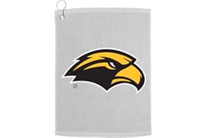 Sport Your Gear Southern Miss Golden Eagles Prime Logo Golf Bag Towel with Grommet White