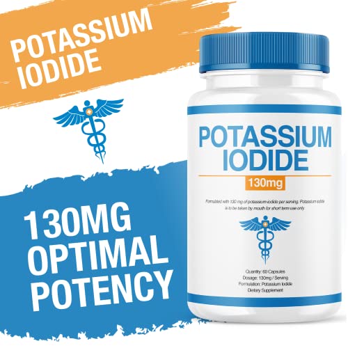 Potassium Iodide Tablets 130 mg KI Potassium Iodide Best Support YODO