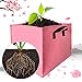 ZAILHWK 3-Pack 4 Gallon Grow Bag,Square Plant Bag Heavy Duty Thickened Nonwoven Plant Fabric Pots with Handlesthumb 2