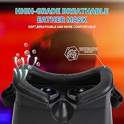 VR Headset Compatible with iPhone and Android, 3D