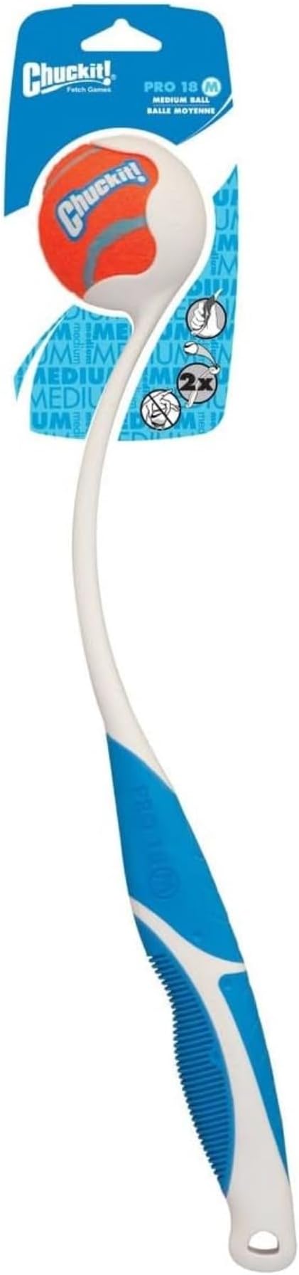 Chuckit! Pro Launcher 46cm Dog Ball Thrower with Medium Tennis Ball