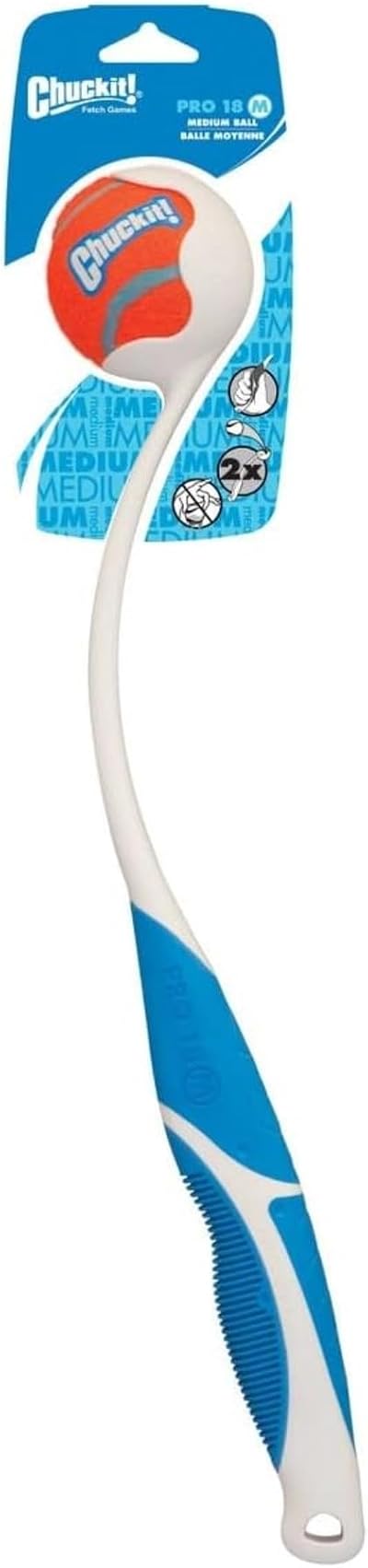 Chuckit! Pro Launcher 46cm Dog Ball Thrower with Medium Tennis Ball