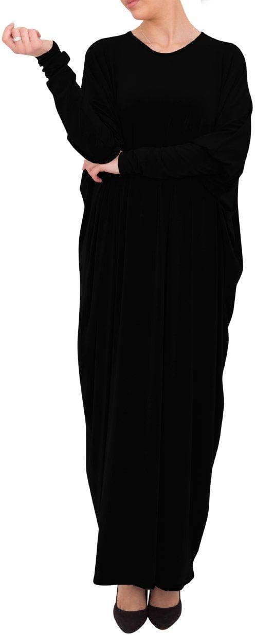 Butterfly Abaya Dresses for Women | Ladies Islamic Maxi Dress with Long Sleeves | Muslim Kaftan Style Thobe Tunic