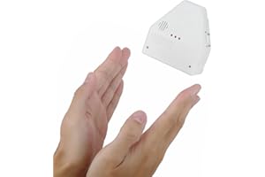 Clap On Off Sound Activated Switch by Hand w 2 Outlets for Home Appliance Security Device to Intruders Fireproof ABS Use Auto
