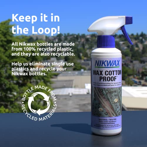 Nikwax Cotton Proof Spray Wax Jacket Waterproof Spray Nikwax Wax Cotton  Proof Spray-On Waterproofing 10 300ml In