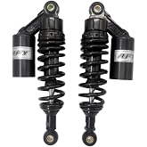 Mallofusa 11 inch 280mm Pair Motorcycle Shock Absorber Rear Suspension Universal Compatible for Honda Suzuki Yamaha Kawasaki ATV Go Kart Quad Dirt Sport Bikes (All Black)