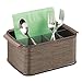 iDesign Twillo Plastic Silverware Caddy Organizer, Flatware Caddy for Kitchen Countertop Storage, Dining Table, Outdoor Patio, Picnic Tables, 10