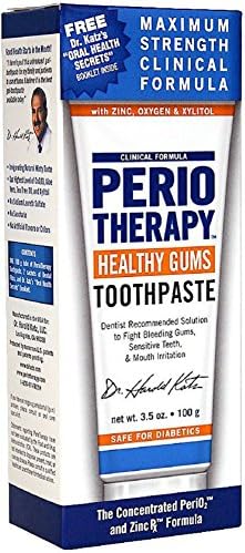 Dr. Katz Perio Therapy Gum Care Gel Toothpaste 3.50 oz (Pack of 7)