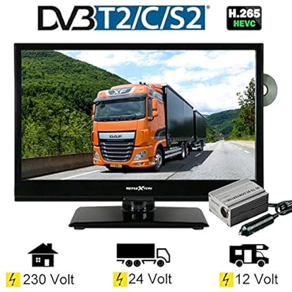 Reflexion LDD167 15,6' LED Fernseher DVD DVB-S/S2 -C -T/T2 230/12 / 24 Volt