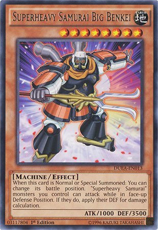 Yu-Gi-Oh! - Superheavy Samurai Big Benkei (DUEA-EN013) - Duelist Alliance - Unlimited Edition - Rare