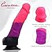Louviva Women Masturbation Realistic Dildo Adult Toy with Suction Cup, 8