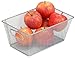 Silver Mesh Open Bin Storage Basket Organizer for Fruits,  Pantry Items Toys, 9.8 X 6.5 X 4.5 1100