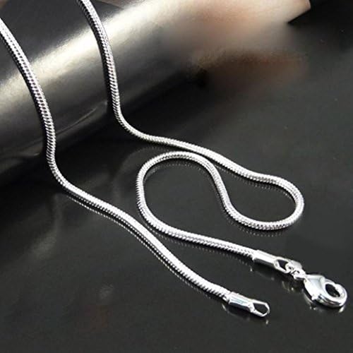 OVERMAL 20inch ,Fashion Hot Mens Womens Sell Silver Jewelry Snake Chain Necklace