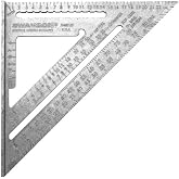 Swanson NA202 Metric Speed Square Layout Tool (Aluminum) | Aluminum layout square featuring precise metric scale markings for clean carpentry cuts for spot-on measurements every time