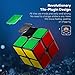 D-FantiX Gan 2x2 Speed Cube, Gans 2x2x2 Magic Cube Puzzle Toys Mini Cube Black