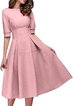 pink spring dresses 2019