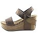 Pierre Dumas Women's Hester-1 Wedge Sandals
