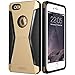 ESR Case for iPhone 6/6s, Three Layer Heavy Duty Shockproof Protective Case [Free Screen Protector] [Metal Design] [Matte Silicone Back + Thickened TPU Bumper] for iPhone 6s/6 4.7