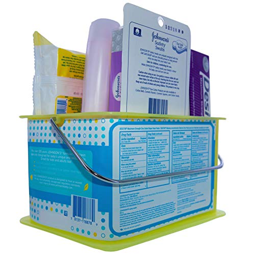 Johnson's Bath Discovery Baby Gift Set, Baby Bath Time Essentials for Parents-to-Be, 7 Items