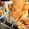 NETTA 3L Deep Fat Fryer with a Viewing Window, 700g Capacity, Temperature Control, Non-Slip Feet, Easy Clean, Powerful…