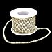 10Yard 2.8MM Clear Crystal Rhinestone Chain Close Trim Cup Chain Bulk for Craft Jewelry Making