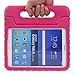 NEWSTYLE Samsung Galaxy Tab A 8.0 Shockproof Case Light Weight Kids Case Super Protection Cover Handle Stand Case for Kids Children For Samsung Galaxy Tab A 8.0-inch SM-T350 - Rose Color