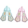 Aditri Creation Set of 2 Decorative Puja Cloth Chunari, Pooja Chunar Ganesh Dupatta Pooja Items Articles for Statue Frame (Size:-9 Inch x 3 Inch) (Pink,Blue)