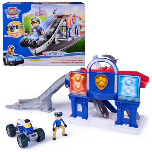 - Search & Rescue: Lift & Repair-Spielset mit Ryder Figur und Fahrzeug, über 75 cm lang, Spielzeug für Kinder ab 3 Jahren