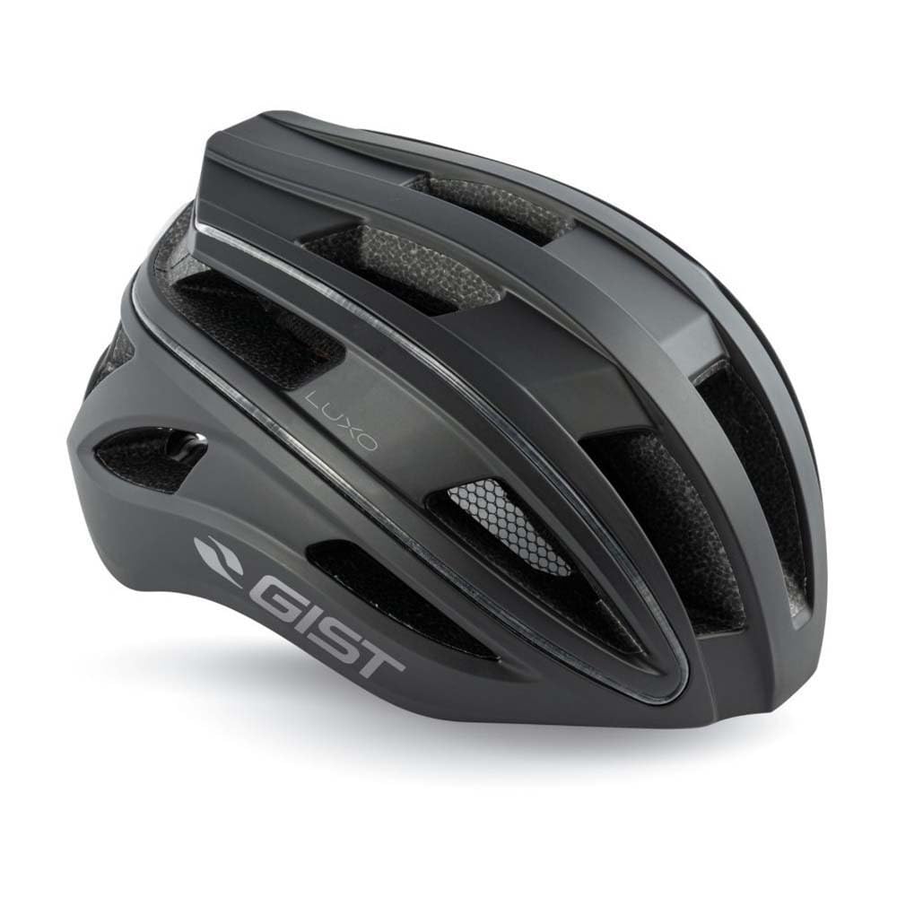 GIST LUXO Unisex Adult Helmet, Black, S-M