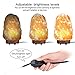 Wuudi Natural Hand Carved Crystal Himalayan Rock Salt Lamp with Amber light, Dimmer Control