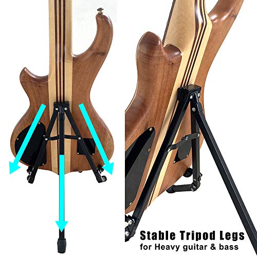 Extremely Foldable A Frame Guitar Stand for Acoustic Electric Guitar