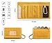 Rough Enough Kids Wallet for Teen Boys Girls Neck Lanyard Keychain Wallet with Coin Pocket Canvas Mustard Yellow