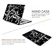 iDOO Soft Touch Plastic Hard Matte Case ONLY for MacBook Pro 13 inch with Retina Display NO CD Drive (A1425 / A1502) - Black Marble