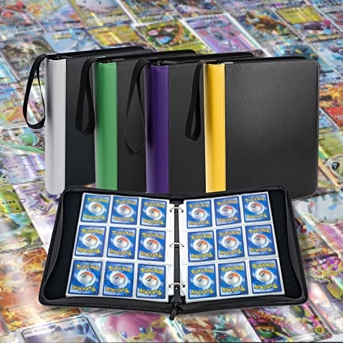 DRZERUI Card Binder For YuGiOh Card - Holds 900 Yu-Gi-Oh Trading Cards