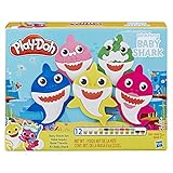 Play-Doh Pinkfong Baby Shark Set with 12 Non-Toxic Cans