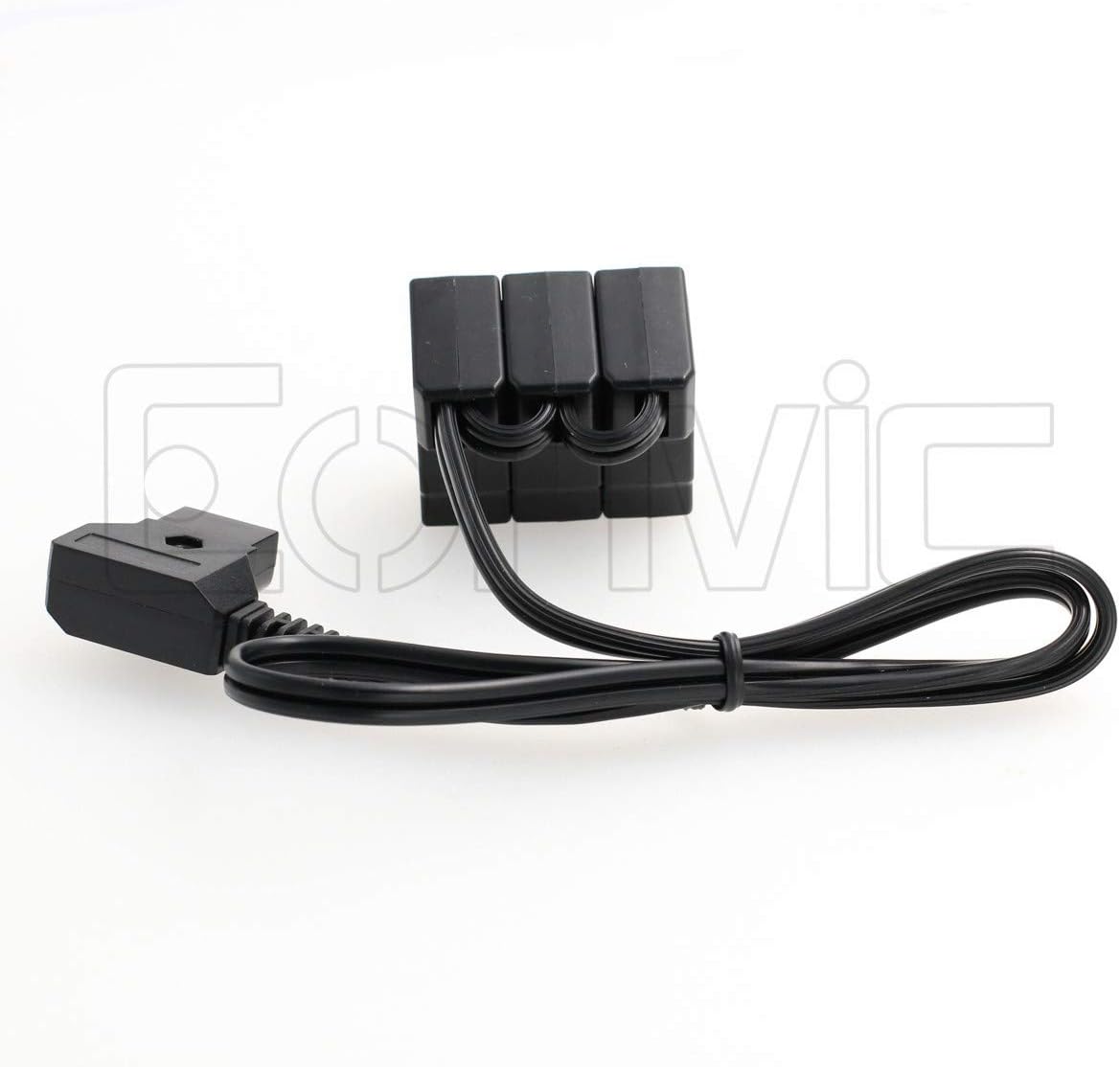 Eonvic Male D-tap B Type to 3-Port Female P-Tap D-Tap Hub Adapter Splitter for Anton V-mount Battery Plate - Image 4
